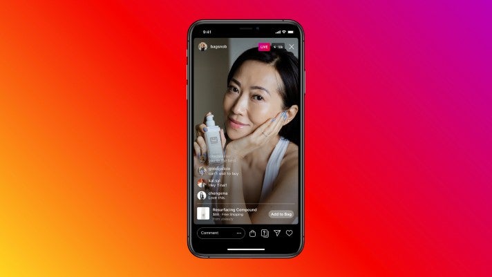 Facebook Shops Live-Shopping