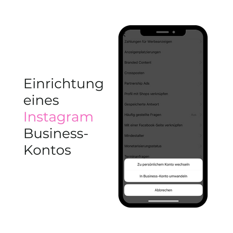 Instagram Business Account einrichen